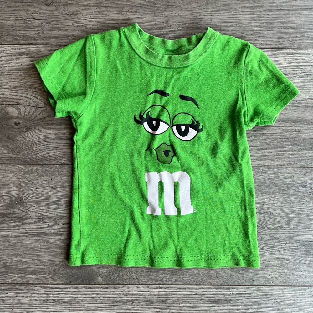 M&M'S Green Short Sleeve Tee with Character Graphic
